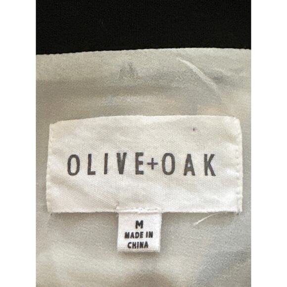 OLIVE+OAK Bomber Jacket M Silky Marble Print Streetwear Gorpcore Utility - Picture 9 of 15